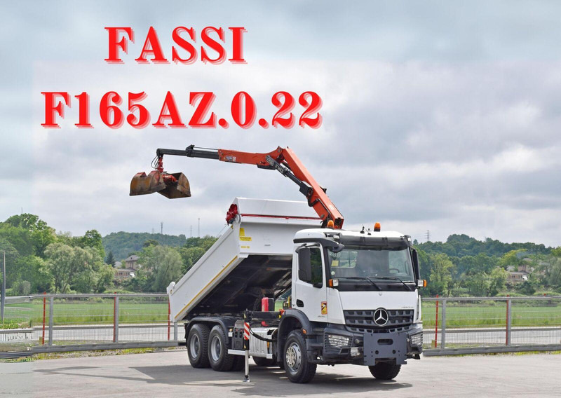 Mercedes-Benz AROCS 2635* FASSI F165AZ.0.22 + FUNK * 6x4 - Kallurauto, Kraanaga veoauto: pilt 1 Mercedes-Benz AROCS 2635* FASSI F165AZ.0.22 + FUNK * 6x4 - Kallurauto, Kraanaga veoauto: pilt 1