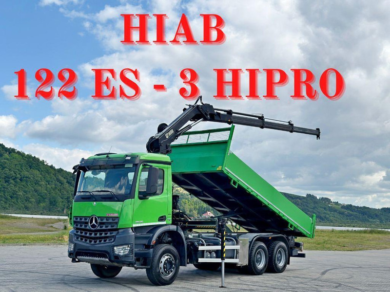 Mercedes-Benz AROCS 2636 * HIAB 122 ES - 3 HIPRO * 6x4 - Kallurauto, Kraanaga veoauto: pilt 1 Mercedes-Benz AROCS 2636 * HIAB 122 ES - 3 HIPRO * 6x4 - Kallurauto, Kraanaga veoauto: pilt 1