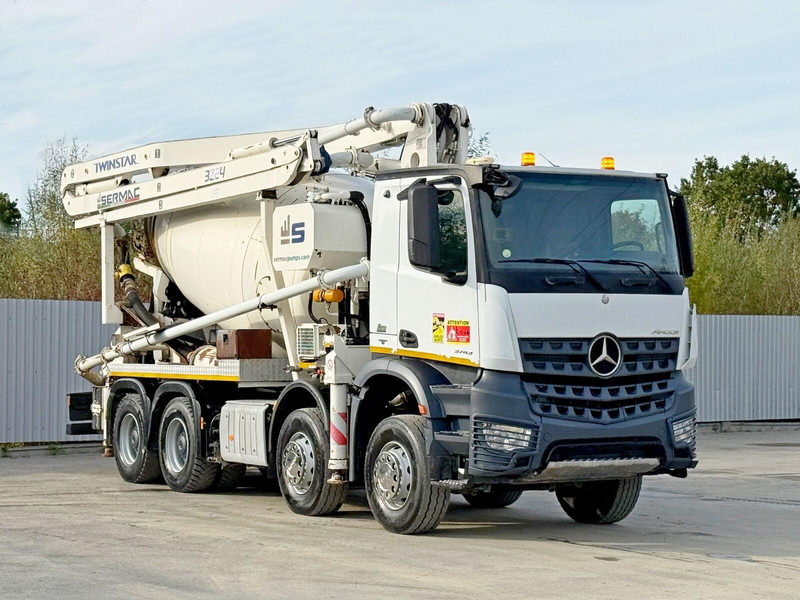 Mercedes-Benz AROCS 3743 * Betonpumpe + FUNK * 8x4 * TOP - Betoonipump: pilt 1 Mercedes-Benz AROCS 3743 * Betonpumpe + FUNK * 8x4 * TOP - Betoonipump: pilt 1