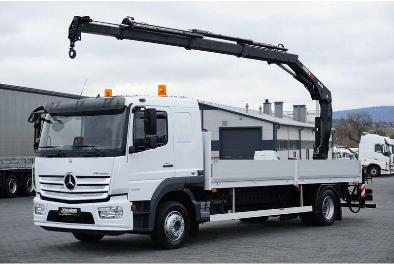 Mercedes-Benz ATEGO / 1224 / ACC / SKRZYNIOWY + HDS / HIAB 099 B - 3 DUO - Madelveok/ Platvormveok, Kraanaga veoauto: pilt 2 Mercedes-Benz ATEGO / 1224 / ACC / SKRZYNIOWY + HDS / HIAB 099 B - 3 DUO - Madelveok/ Platvormveok, Kraanaga veoauto: pilt 2