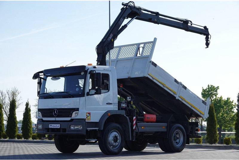 Mercedes-Benz ATEGO 16.24 / 4X4 / WYWROTKA + HDS HIAB 111 BS-2 / PILOT / ROT - Kallurauto: pilt 1 Mercedes-Benz ATEGO 16.24 / 4X4 / WYWROTKA + HDS HIAB 111 BS-2 / PILOT / ROT - Kallurauto: pilt 1