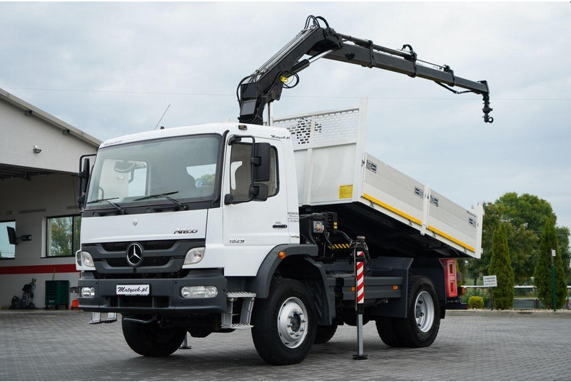 Mercedes-Benz ATEGO 1629 / 4x4 / WYWROTKA + HDS HIAB 111 B-3 / PILOT / ROTAT - Kallurauto, Kraanaga veoauto: pilt 2 Mercedes-Benz ATEGO 1629 / 4x4 / WYWROTKA + HDS HIAB 111 B-3 / PILOT / ROTAT - Kallurauto, Kraanaga veoauto: pilt 2