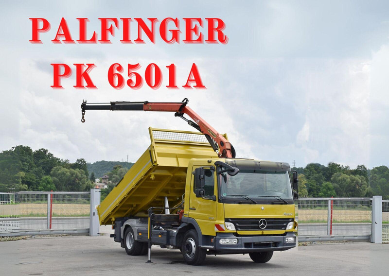 Mercedes-Benz ATEGO 818 - Kallurauto, Kraanaga veoauto: pilt 1 Mercedes-Benz ATEGO 818 - Kallurauto, Kraanaga veoauto: pilt 1