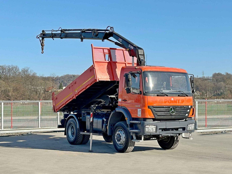 Mercedes-Benz AXOR 1829 * HIAB 1111 HIDUO + FUNK * TOP * 4x4 - Kallurauto, Kraanaga veoauto: pilt 2 Mercedes-Benz AXOR 1829 * HIAB 1111 HIDUO + FUNK * TOP * 4x4 - Kallurauto, Kraanaga veoauto: pilt 2