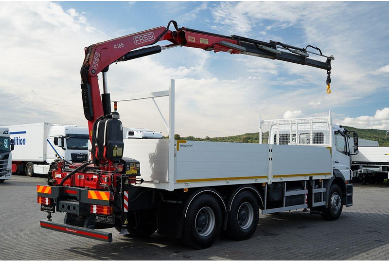 Mercedes-Benz / AXOR 2633 / 6X4 / SKRZYNIOWY - 6,55 M / MOCNA PODŁOGA / HDS FA - Madelveok/ Platvormveok, Kraanaga veoauto: pilt 5 Mercedes-Benz / AXOR 2633 / 6X4 / SKRZYNIOWY - 6,55 M / MOCNA PODŁOGA / HDS FA - Madelveok/ Platvormveok, Kraanaga veoauto: pilt 5