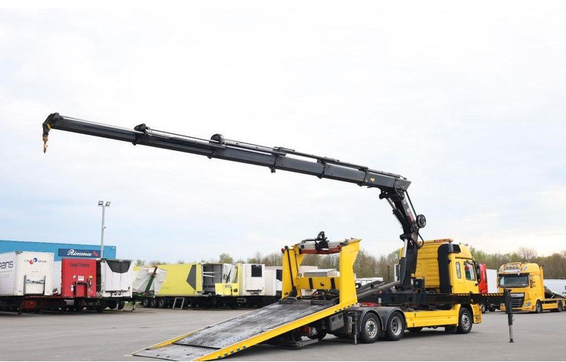 Mercedes-Benz Actros 2532 Vehicle transporter + crane Hiab 477EP-5 HiPro 6x2 - Treilerveoauto: pilt 5 Mercedes-Benz Actros 2532 Vehicle transporter + crane Hiab 477EP-5 HiPro 6x2 - Treilerveoauto: pilt 5