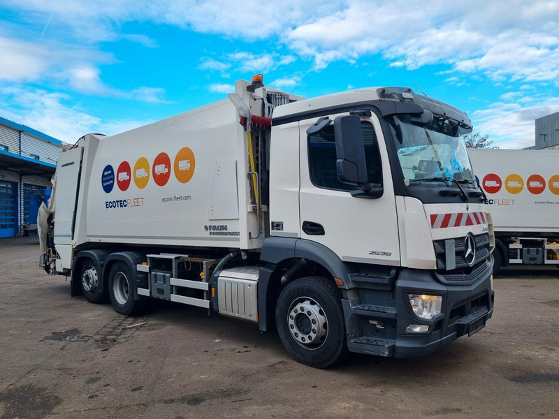Mercedes-Benz Actros 2536 6x2 Faun Powerpress 524 Garbage truck - Prügiauto: pilt 1 Mercedes-Benz Actros 2536 6x2 Faun Powerpress 524 Garbage truck - Prügiauto: pilt 1