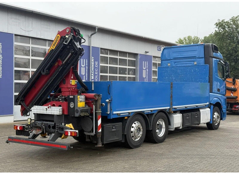 Mercedes-Benz Actros 2545 - Flatbed + crane 6x2 - Madelveok/ Platvormveok, Kraanaga veoauto: pilt 3 Mercedes-Benz Actros 2545 - Flatbed + crane 6x2 - Madelveok/ Platvormveok, Kraanaga veoauto: pilt 3