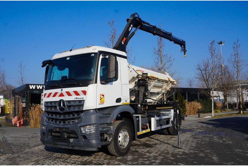 Mercedes-Benz Arocs 1833 3-Way Tipper Crane HIAB X-DUO 128 B - Kallurauto, Kraanaga veoauto: pilt 3 Mercedes-Benz Arocs 1833 3-Way Tipper Crane HIAB X-DUO 128 B - Kallurauto, Kraanaga veoauto: pilt 3