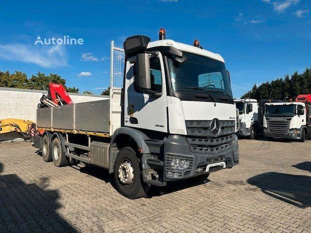 Mercedes-Benz Arocs 2636 - Flatbed truck + crane - Madelveok/ Platvormveok, Kraanaga veoauto: pilt 1 Mercedes-Benz Arocs 2636 - Flatbed truck + crane - Madelveok/ Platvormveok, Kraanaga veoauto: pilt 1