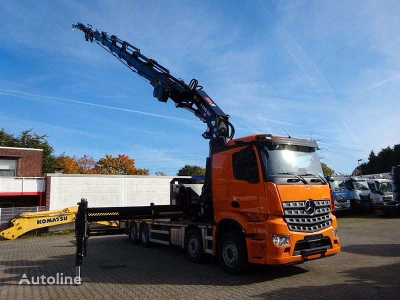 Mercedes-Benz Arocs 3751 - Flatbed+crane - Madelveok/ Platvormveok, Kraanaga veoauto: pilt 3 Mercedes-Benz Arocs 3751 - Flatbed+crane - Madelveok/ Platvormveok, Kraanaga veoauto: pilt 3