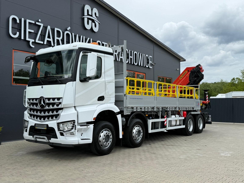 Mercedes-Benz Arocs Actros 3236 // E6 // 8x4 // Palfinger PK4800 - Madelveok/ Platvormveok, Kraanaga veoauto: pilt 1 Mercedes-Benz Arocs Actros 3236 // E6 // 8x4 // Palfinger PK4800 - Madelveok/ Platvormveok, Kraanaga veoauto: pilt 1
