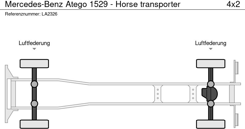 Hobuseauto Mercedes-Benz Atego 1529 - Horse transporter: pilt 15 Hobuseauto Mercedes-Benz Atego 1529 - Horse transporter: pilt 15