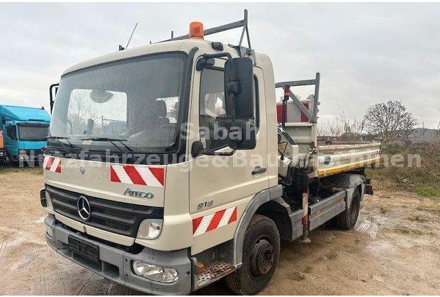 Mercedes-Benz Atego 818 Tipper + Crane Atlas 65.2 - Kallurauto, Kraanaga veoauto: pilt 2 Mercedes-Benz Atego 818 Tipper + Crane Atlas 65.2 - Kallurauto, Kraanaga veoauto: pilt 2