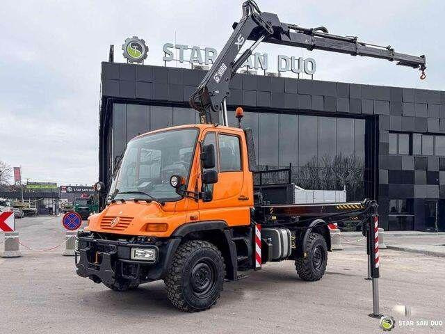 Mercedes-Benz UNIMOG U300 4x4 HIAB 122 D-3 CRANE - Kallurauto, Kraanaga veoauto: pilt 1 Mercedes-Benz UNIMOG U300 4x4 HIAB 122 D-3 CRANE - Kallurauto, Kraanaga veoauto: pilt 1