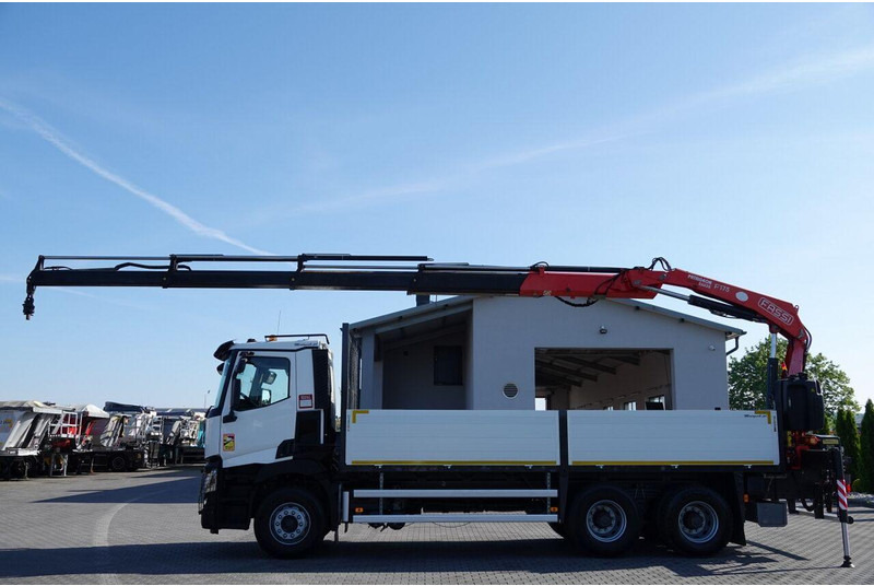 Renault C 380 / 6X4 / SKRZYNIOWY 6.4 M / + HDS FASSI F175A / MAX UDŹWIG - Madelveok/ Platvormveok, Kraanaga veoauto: pilt 5 Renault C 380 / 6X4 / SKRZYNIOWY 6.4 M / + HDS FASSI F175A / MAX UDŹWIG - Madelveok/ Platvormveok, Kraanaga veoauto: pilt 5