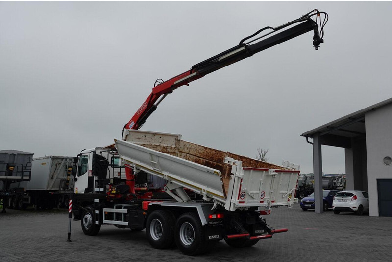 Renault C 380 / 6x4 / WYWROTKA 3 STRONNA + HDS FASSI F135 / HYDROBURTA - Kallurauto, Kraanaga veoauto: pilt 3 Renault C 380 / 6x4 / WYWROTKA 3 STRONNA + HDS FASSI F135 / HYDROBURTA - Kallurauto, Kraanaga veoauto: pilt 3