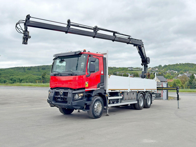 Renault C 400 *HIAB X - HIDUO 188 ES - 4 + FUNK * 6x4 - Madelveok/ Platvormveok, Kraanaga veoauto: pilt 2 Renault C 400 *HIAB X - HIDUO 188 ES - 4 + FUNK * 6x4 - Madelveok/ Platvormveok, Kraanaga veoauto: pilt 2