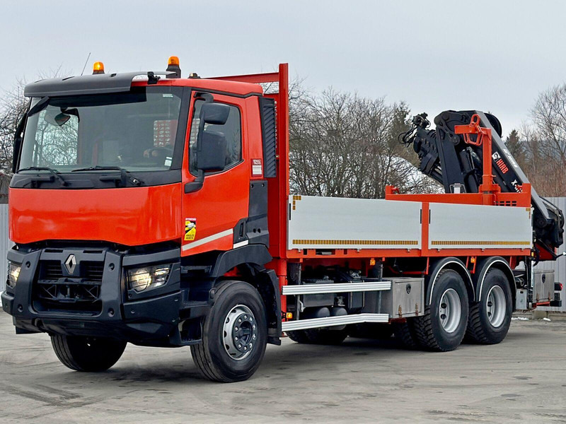 Renault C 430 *HIAB X - HIPRO 188 ES - 5 + FUNK* 6x4 - Madelveok/ Platvormveok, Kraanaga veoauto: pilt 4 Renault C 430 *HIAB X - HIPRO 188 ES - 5 + FUNK* 6x4 - Madelveok/ Platvormveok, Kraanaga veoauto: pilt 4
