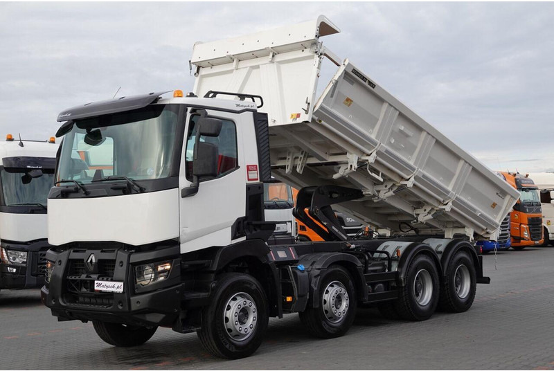 Renault C 460 / 8x4 / WYWROTKA / HYDROBURTA / BORDMATIC / EURO 6 / OPONY - Kallurauto: pilt 1 Renault C 460 / 8x4 / WYWROTKA / HYDROBURTA / BORDMATIC / EURO 6 / OPONY - Kallurauto: pilt 1