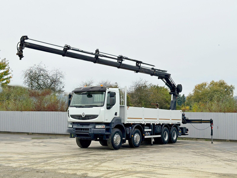 Renault KERAX 430 * HIAB 211 EP-5 HIDUO /FUNK *8x4 - Madelveok/ Platvormveok, Kraanaga veoauto: pilt 2 Renault KERAX 430 * HIAB 211 EP-5 HIDUO /FUNK *8x4 - Madelveok/ Platvormveok, Kraanaga veoauto: pilt 2