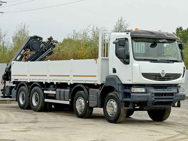 Renault KERAX 430 * HIAB 211 EP-5 HIDUO /FUNK *8x4 - Madelveok/ Platvormveok, Kraanaga veoauto: pilt 3 Renault KERAX 430 * HIAB 211 EP-5 HIDUO /FUNK *8x4 - Madelveok/ Platvormveok, Kraanaga veoauto: pilt 3