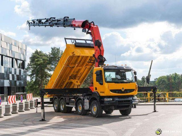 Renault KERAX 450 8x4 PALFINGER PK 60002 Crane Tipper - Kallurauto, Kraanaga veoauto: pilt 4 Renault KERAX 450 8x4 PALFINGER PK 60002 Crane Tipper - Kallurauto, Kraanaga veoauto: pilt 4