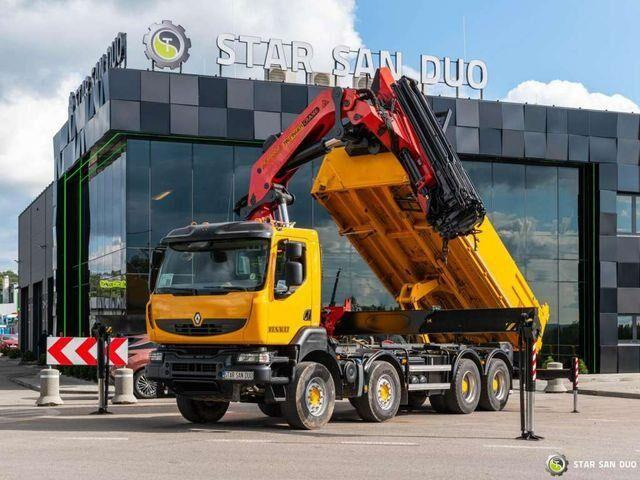 Renault KERAX 450 8x4 PALFINGER PK 60002 Crane Tipper - Kallurauto, Kraanaga veoauto: pilt 2 Renault KERAX 450 8x4 PALFINGER PK 60002 Crane Tipper - Kallurauto, Kraanaga veoauto: pilt 2