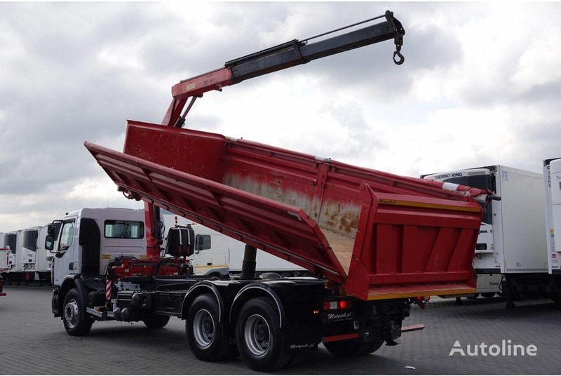 Renault LANDER 3 way tipper + crane FASSI 130 6x4 - Kallurauto, Kraanaga veoauto: pilt 4 Renault LANDER 3 way tipper + crane FASSI 130 6x4 - Kallurauto, Kraanaga veoauto: pilt 4