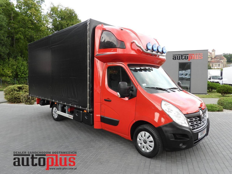 Renault MASTER PLANDEKA 10 PALET WEBASTO TEMPOMAT PNEUMATYKA KLIMATYZACJ - Tent tarbesõiduk: pilt 1 Renault MASTER PLANDEKA 10 PALET WEBASTO TEMPOMAT PNEUMATYKA KLIMATYZACJ - Tent tarbesõiduk: pilt 1