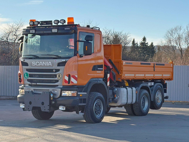 Scania G 360 * KIPPER 4,60m * PALFINGER PK 11002/ 4x4 - Kallurauto, Kraanaga veoauto: pilt 4 Scania G 360 * KIPPER 4,60m * PALFINGER PK 11002/ 4x4 - Kallurauto, Kraanaga veoauto: pilt 4