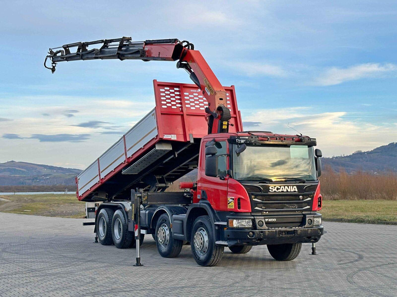 Scania P 400 - Kallurauto, Kraanaga veoauto: pilt 2 Scania P 400 - Kallurauto, Kraanaga veoauto: pilt 2
