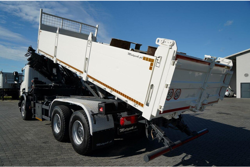 Scania P 410 / 6x4 / WYWROTKA - 6 M + HDS HIAB XS 211 / STEROWANIE RADI - Kallurauto, Kraanaga veoauto: pilt 2 Scania P 410 / 6x4 / WYWROTKA - 6 M + HDS HIAB XS 211 / STEROWANIE RADI - Kallurauto, Kraanaga veoauto: pilt 2