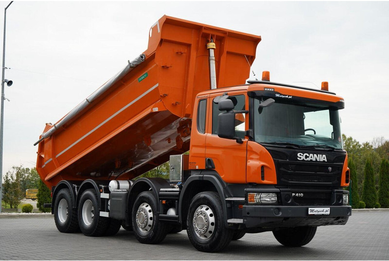 Scania P 410 / 8x4 / WYWROTKA TYLNOZSYPOWA / ALUFELGI / OPONY 100% / MA - Kallurauto: pilt 1 Scania P 410 / 8x4 / WYWROTKA TYLNOZSYPOWA / ALUFELGI / OPONY 100% / MA - Kallurauto: pilt 1