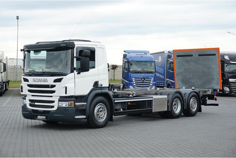 Scania P 410 / ACC / E 6 / BDF + WINDA / 7.15 , 7.45, 7.82 M / OŚ SKRĘT - Kabiinišassiiga veoauto: pilt 2 Scania P 410 / ACC / E 6 / BDF + WINDA / 7.15 , 7.45, 7.82 M / OŚ SKRĘT - Kabiinišassiiga veoauto: pilt 2