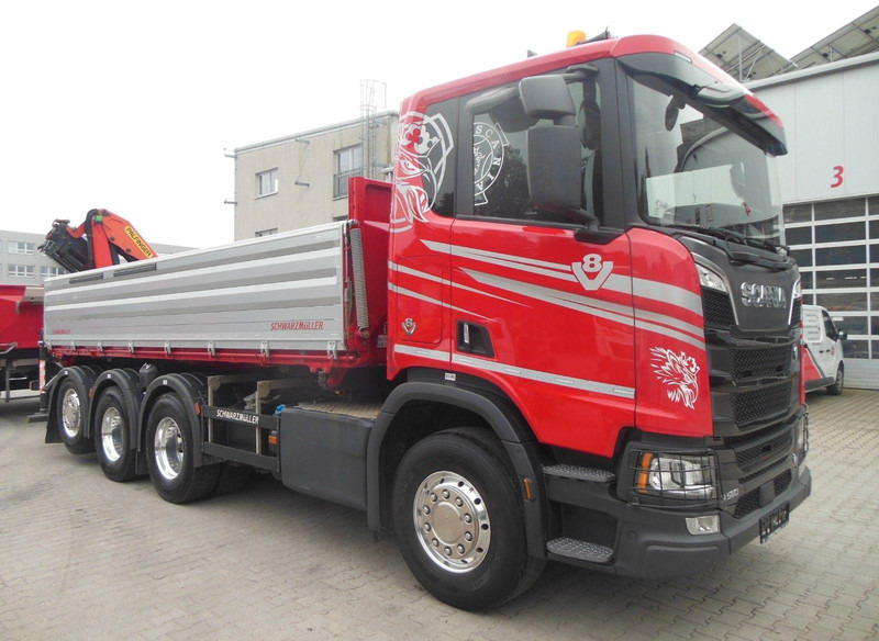 Scania R 580 8X4 + PALFINGER PK 19.001 crane - Kallurauto, Kraanaga veoauto: pilt 2 Scania R 580 8X4 + PALFINGER PK 19.001 crane - Kallurauto, Kraanaga veoauto: pilt 2