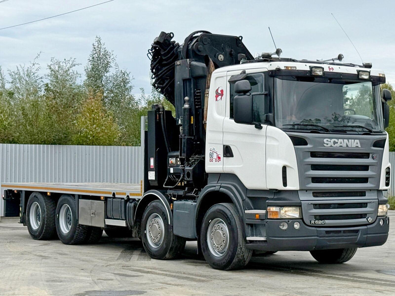 Scania R 620*PLATFORM 6,45m*HIAB 600 E - 9 + FUNK / 8x4 - Madelveok/ Platvormveok, Kraanaga veoauto: pilt 4 Scania R 620*PLATFORM 6,45m*HIAB 600 E - 9 + FUNK / 8x4 - Madelveok/ Platvormveok, Kraanaga veoauto: pilt 4