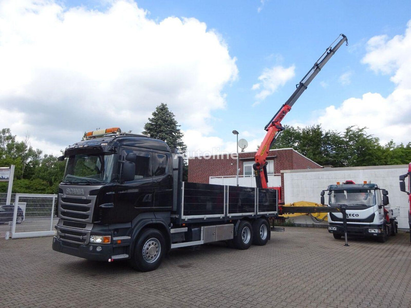 Scania R620 V8 6x2 Flatbed + Palfinger Crane PK 22002 EH - Madelveok/ Platvormveok, Kraanaga veoauto: pilt 5 Scania R620 V8 6x2 Flatbed + Palfinger Crane PK 22002 EH - Madelveok/ Platvormveok, Kraanaga veoauto: pilt 5