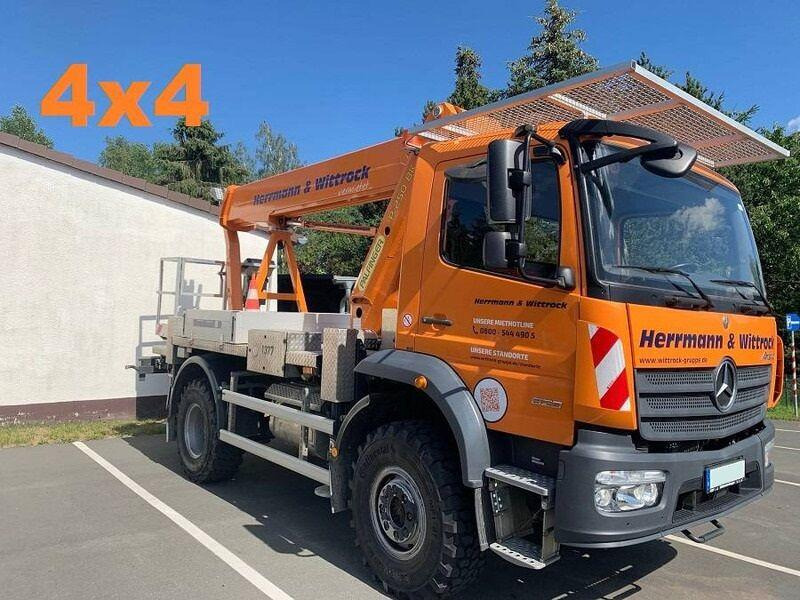 Mercedes-Benz Atego 4x4 Lifting basket - Palfinger P 250 BK 25,1 m - Veoauto, Kraanaga veoauto: pilt 1 Mercedes-Benz Atego 4x4 Lifting basket - Palfinger P 250 BK 25,1 m - Veoauto, Kraanaga veoauto: pilt 1