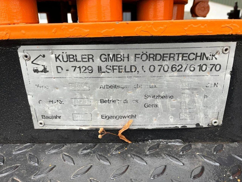 Mercedes-Benz Unimog 1200 4x4 - Lifting basket liising Mercedes-Benz Unimog 1200 4x4 - Lifting basket: pilt 8