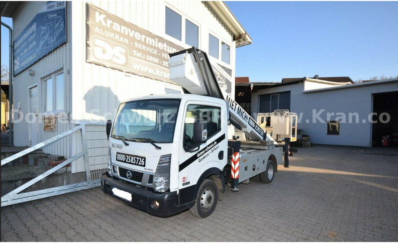 Nissan NT400 Cabstar Klaas Theo Emelőkosaras 25m - Veoauto, Kraanaga veoauto: pilt 1 Nissan NT400 Cabstar Klaas Theo Emelőkosaras 25m - Veoauto, Kraanaga veoauto: pilt 1