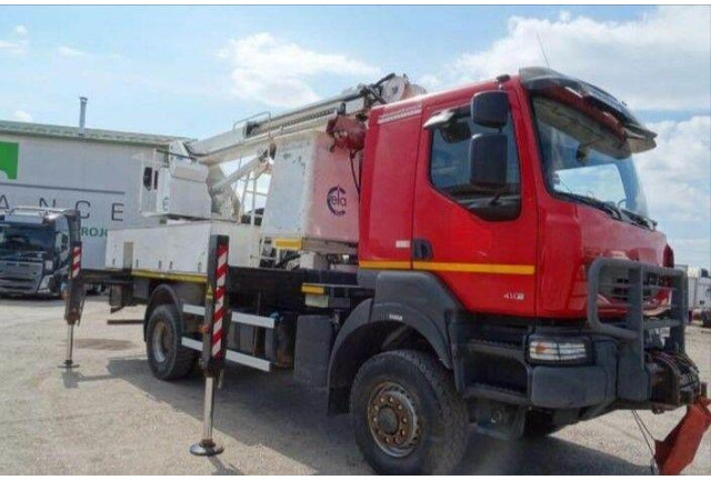 Renault KERAX 410.19 4x4 Emelőkosaras Cela 17m - Veoauto, Kraanaga veoauto: pilt 3 Renault KERAX 410.19 4x4 Emelőkosaras Cela 17m - Veoauto, Kraanaga veoauto: pilt 3