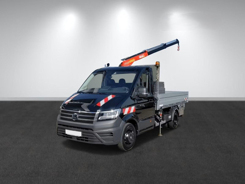 Volkswagen Crafter 50 - Flatbed truck + crane - Madelveok/ Platvormveok, Kraanaga veoauto: pilt 1 Volkswagen Crafter 50 - Flatbed truck + crane - Madelveok/ Platvormveok, Kraanaga veoauto: pilt 1