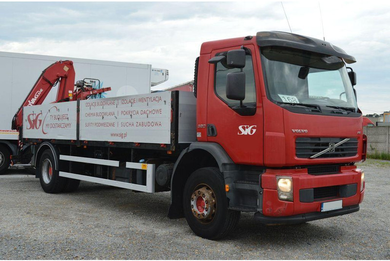Volvo FE 18.280 - Madelveok/ Platvormveok, Kraanaga veoauto: pilt 2 Volvo FE 18.280 - Madelveok/ Platvormveok, Kraanaga veoauto: pilt 2