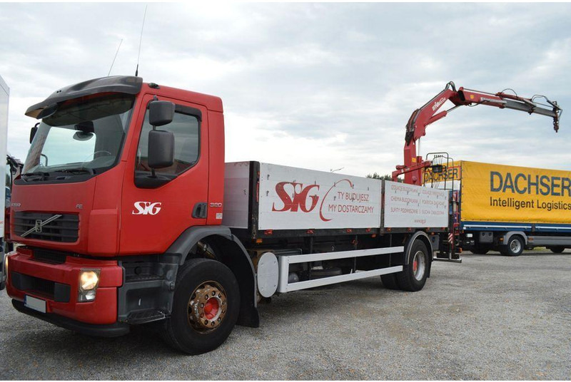 Volvo FE 18.280 - Madelveok/ Platvormveok, Kraanaga veoauto: pilt 1 Volvo FE 18.280 - Madelveok/ Platvormveok, Kraanaga veoauto: pilt 1