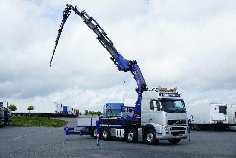 Volvo FH / 520 / 8 X 2 / SKRZYNIOWY + HDS / PM 85 SP + JIB J 1204 / WY - Madelveok/ Platvormveok, Kraanaga veoauto: pilt 1 Volvo FH / 520 / 8 X 2 / SKRZYNIOWY + HDS / PM 85 SP + JIB J 1204 / WY - Madelveok/ Platvormveok, Kraanaga veoauto: pilt 1