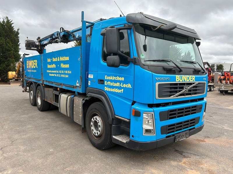Volvo FM 410 Pritsche mit Kran - Madelveok/ Platvormveok, Kraanaga veoauto: pilt 1 Volvo FM 410 Pritsche mit Kran - Madelveok/ Platvormveok, Kraanaga veoauto: pilt 1