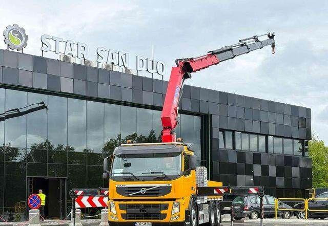 Volvo FM 460 6x4x4 HMF 3220 Crane HDS - Madelveok/ Platvormveok, Kraanaga veoauto: pilt 1 Volvo FM 460 6x4x4 HMF 3220 Crane HDS - Madelveok/ Platvormveok, Kraanaga veoauto: pilt 1