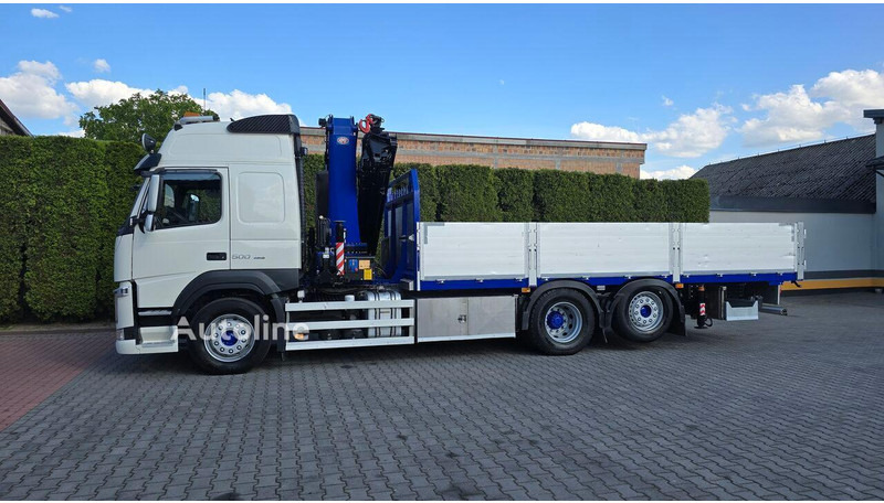Volvo FM 500 - Flatbed+crane 6x2 - Madelveok/ Platvormveok, Kraanaga veoauto: pilt 3 Volvo FM 500 - Flatbed+crane 6x2 - Madelveok/ Platvormveok, Kraanaga veoauto: pilt 3