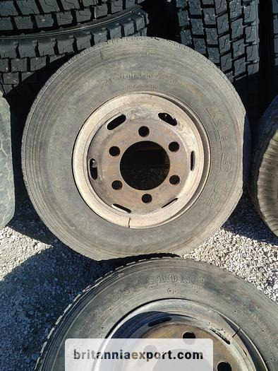 4 x used 7.50-16 LT tyres on 6 studs rims for Toyota Dyna 300 - Komplektne ratas: pilt 4 4 x used 7.50-16 LT tyres on 6 studs rims for Toyota Dyna 300 - Komplektne ratas: pilt 4